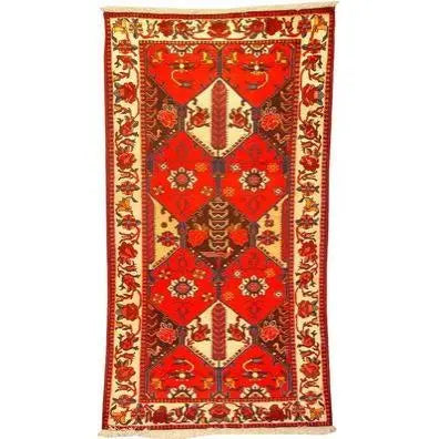 One Of The Kind Persian Bakhtiar Rug 9'6" x 5'6"